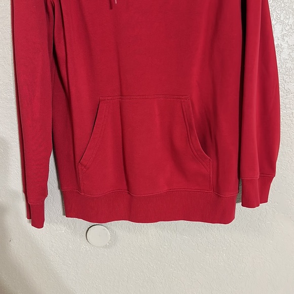 Vans Red pull over hoodie off the wall logo - Picture 6 of 7